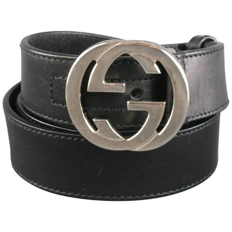 gucci double g belt silver